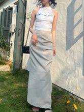 Sandy Side Slit Ruched Maxi Skirt-BESTSELLER