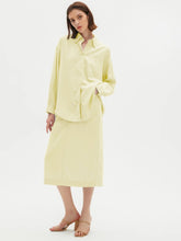 Erin Linen Blended Oversized Shirt / Set