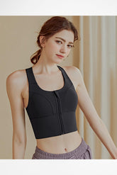 Front Zipper Sport Bra - Fronts Australia