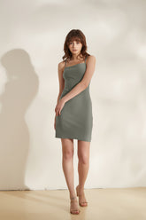 Belle Crepe Slip Dress
