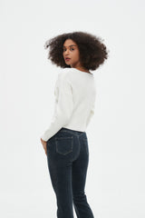 Zafina Cross Over Knit Jumper