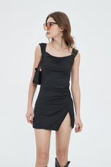 Elon Black Mini Dress