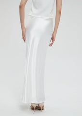 Inez Satin Maxi Skirt