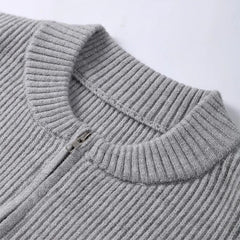 Loren Zipper Up Knit Jacket