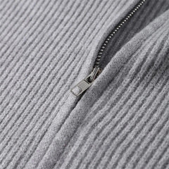 Loren Zipper Up Knit Jacket