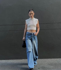 Kylie Ruched Crop Top