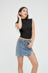 Kylie Ruched Crop Top