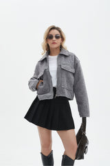 Merly Felt Texture Jacket