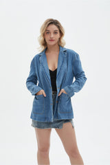 Gabi Oversized Denim Blazer