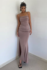 Eboney Ruched Maxi Dress