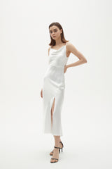 Party Time Cowl Bias Slip Dress