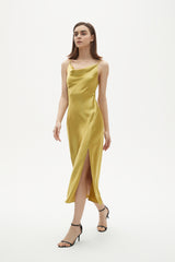 Party Time Cowl Bias Slip Dress