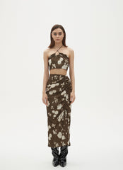 Stella Floral Print Drawstring Skirt in a set