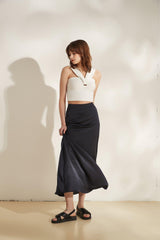 Nina Satin Maxi Skirt-BESTSELLER - Fronts Australia 