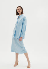 Erin Linen Blended Oversized Shirt / Set