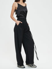 Carly Wrap Detail Suit Trousers