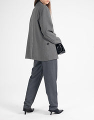 Suit Tapered Pants in Grey Marl - Fronts Australia 