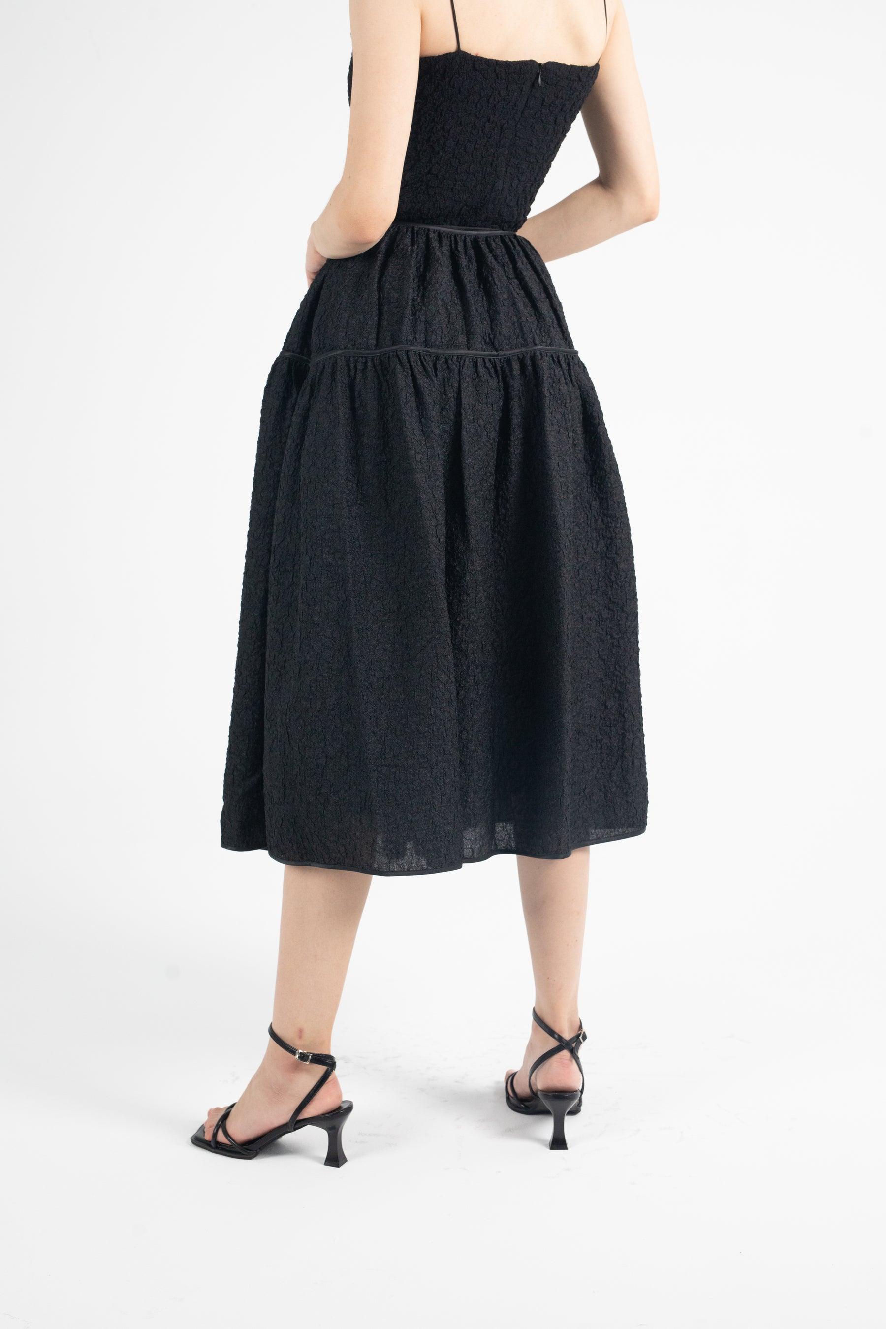 Ann textured A-line skirt - Fronts Australia 