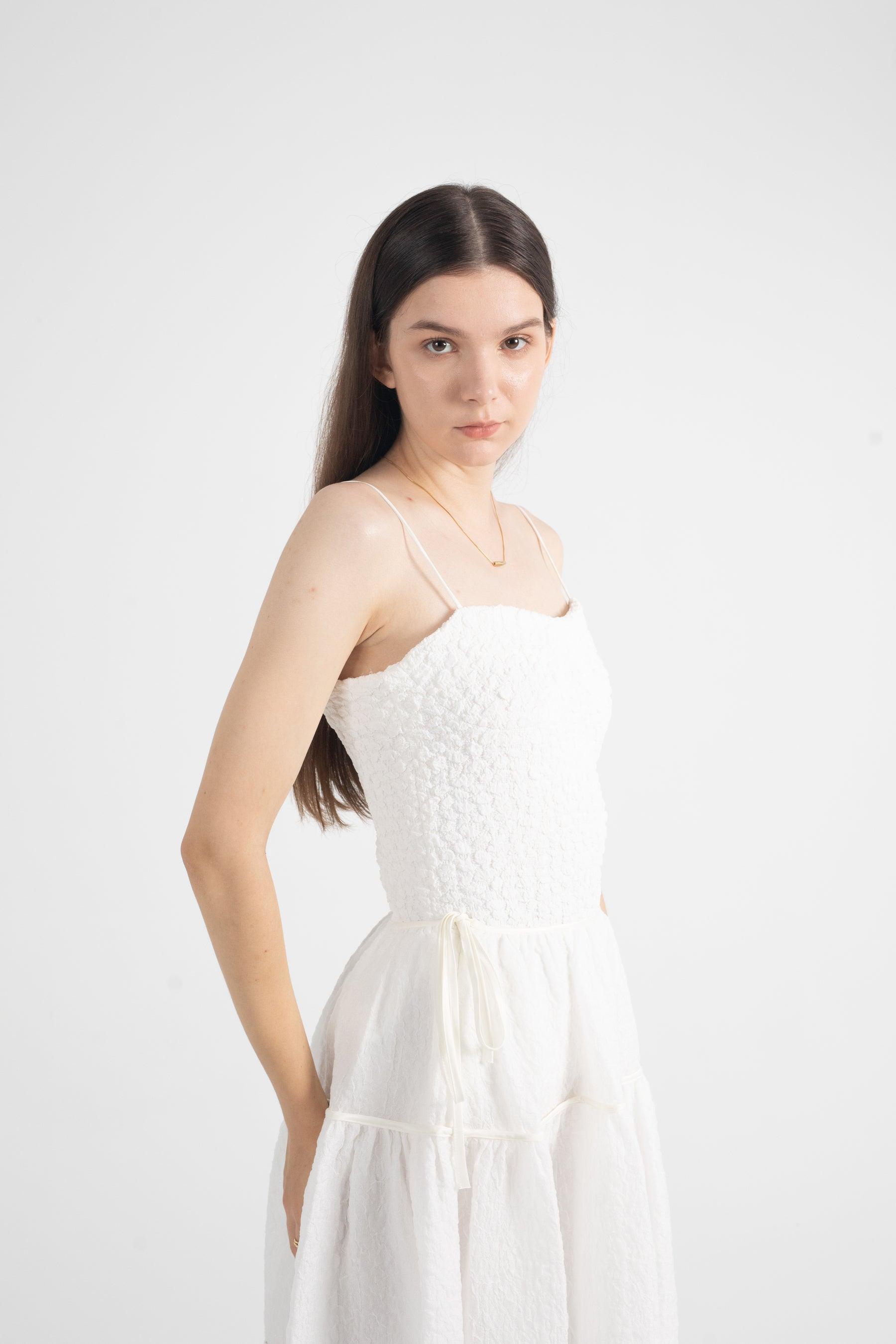 Susan Bubble Textured Sleeveless Top - Fronts Australia 