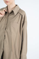 Aria Oversized Button Down Shirt - Fronts Australia 