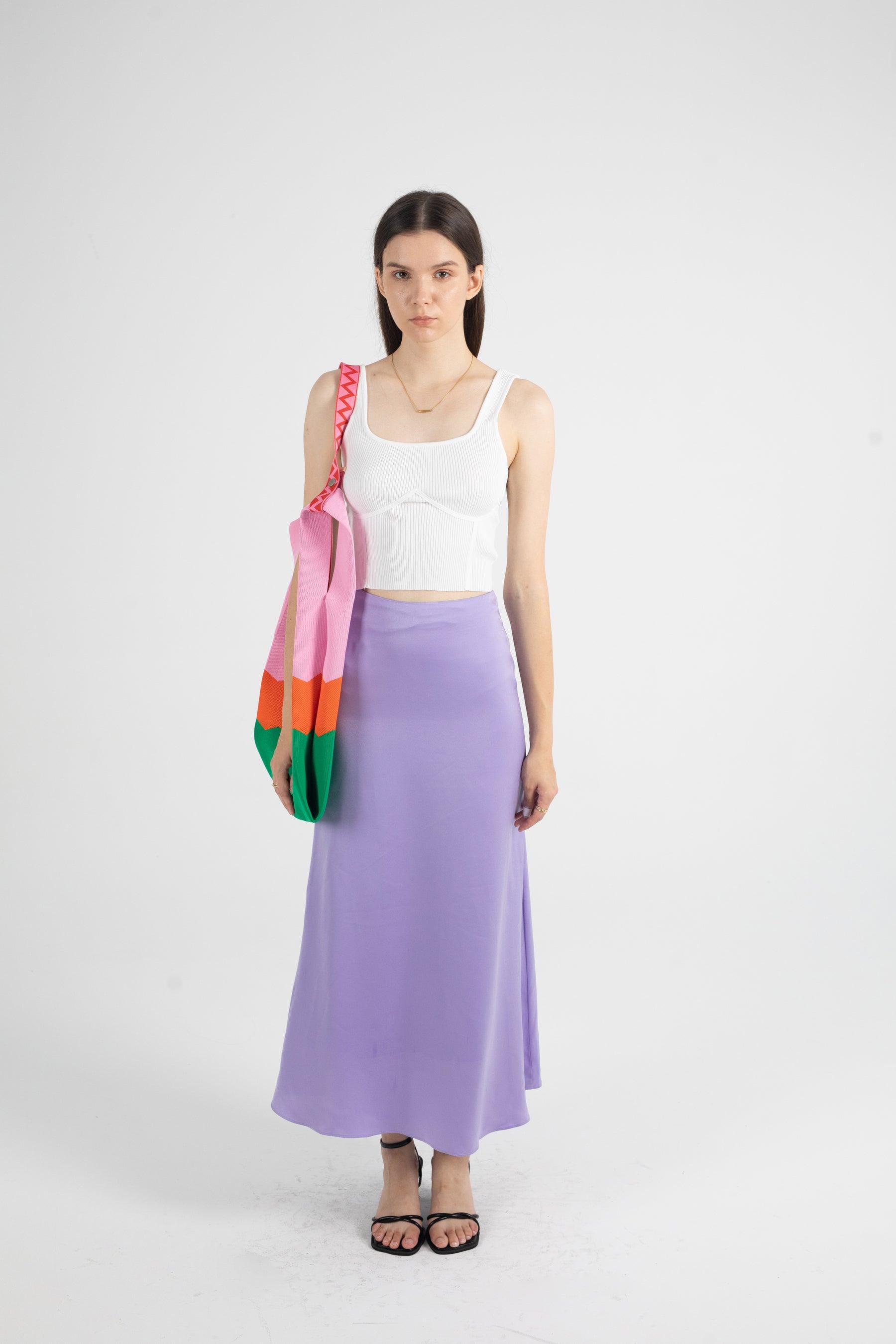 Nina Satin Maxi Skirt-BESTSELLER - Fronts Australia 