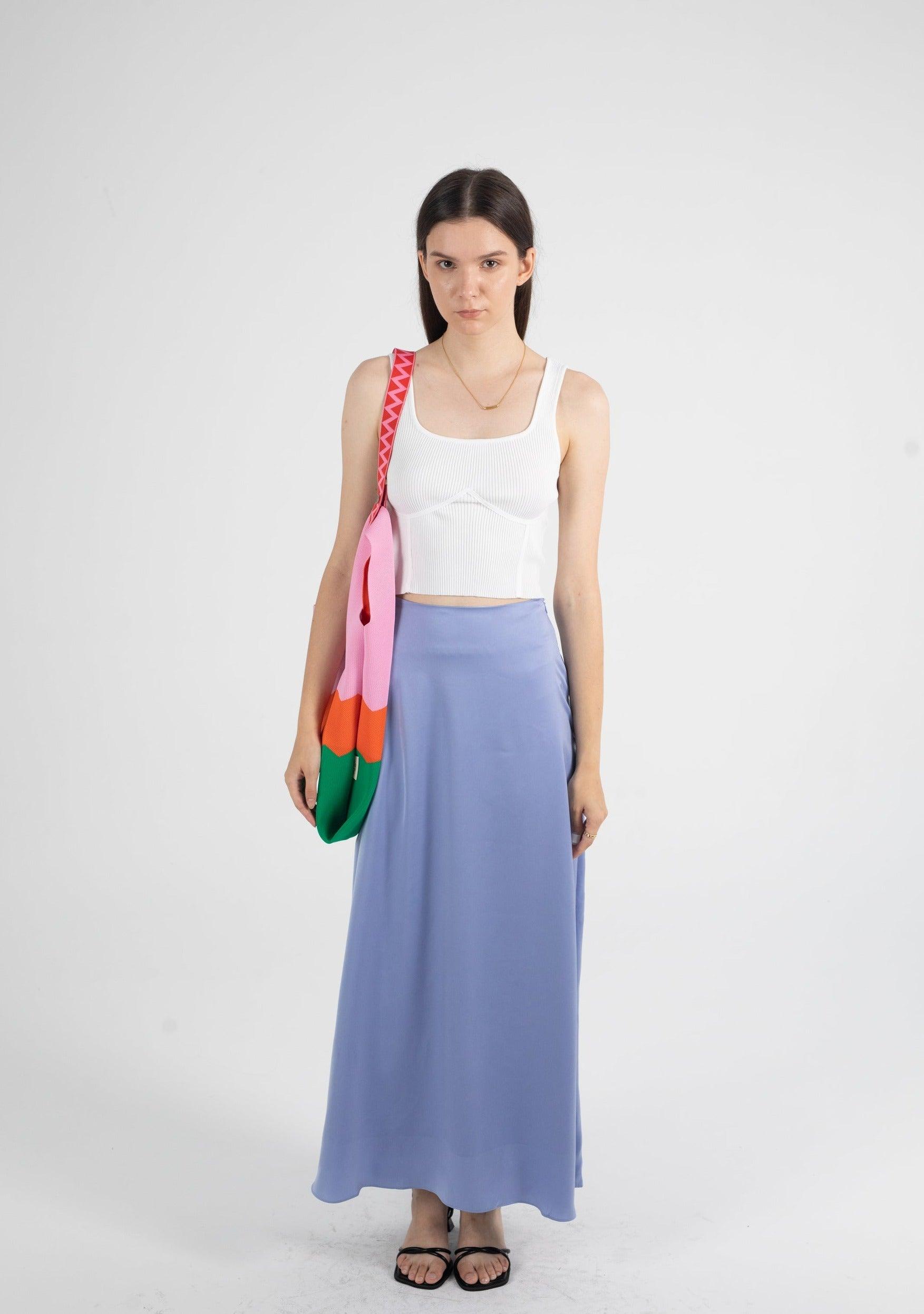 Nina Satin Maxi Skirt-BESTSELLER - Fronts Australia 