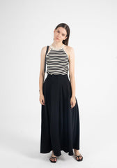 Stripe Halter Neck Jersey Tank - Fronts Australia 