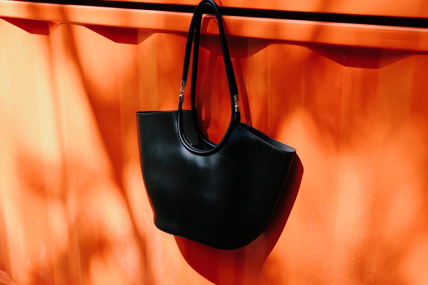 Luna Shoulder Bag In Black - Fronts Australia 