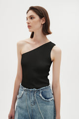 Monique One Shoulder Tank Top