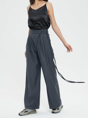 Carly Wrap Detail Suit Trousers