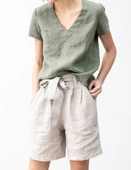 Sally Linen Shorts