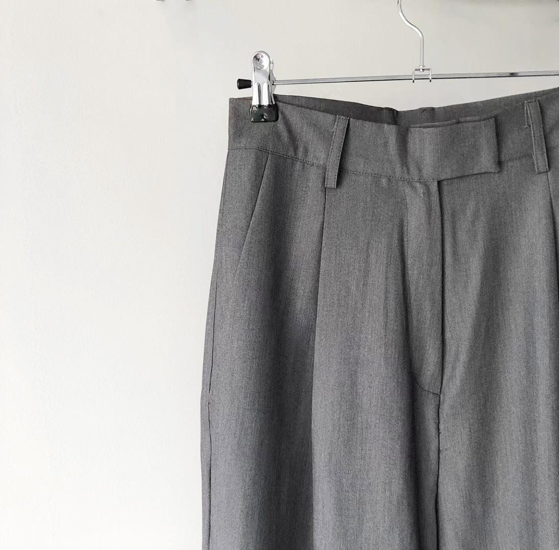 Suit Tapered Pants in Grey Marl - Fronts Australia 