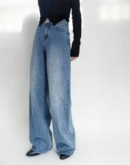 Echo Straight Wide Leg Jeans